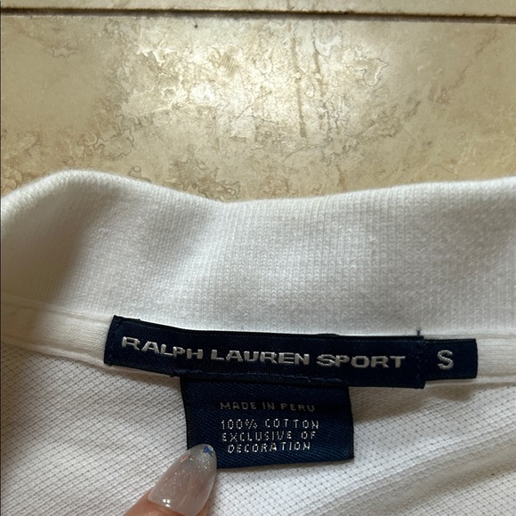 Ralph Lauren Sport White Polo - Picture 2 of 3